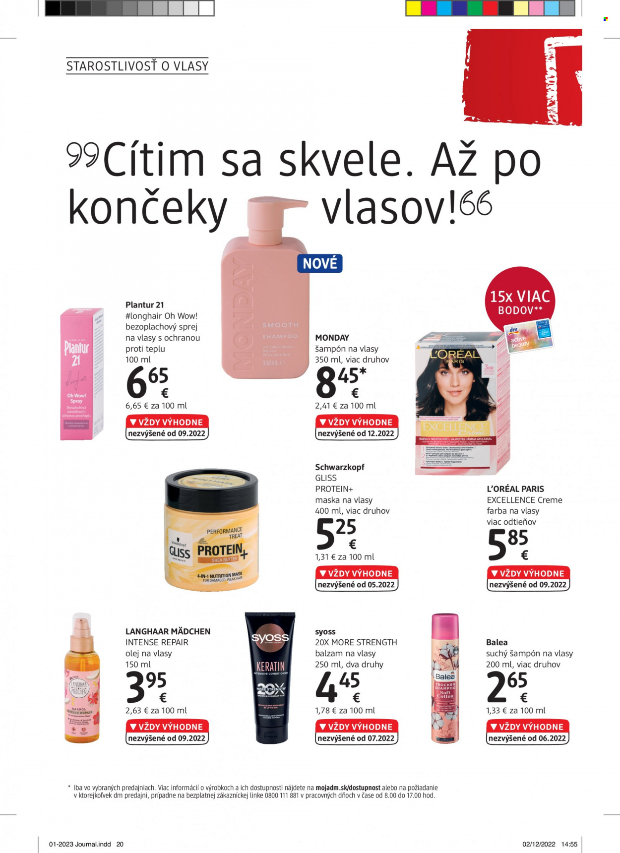 Leták dm drogerie - 1.1.2023 - 31.1.2023. Strana 20