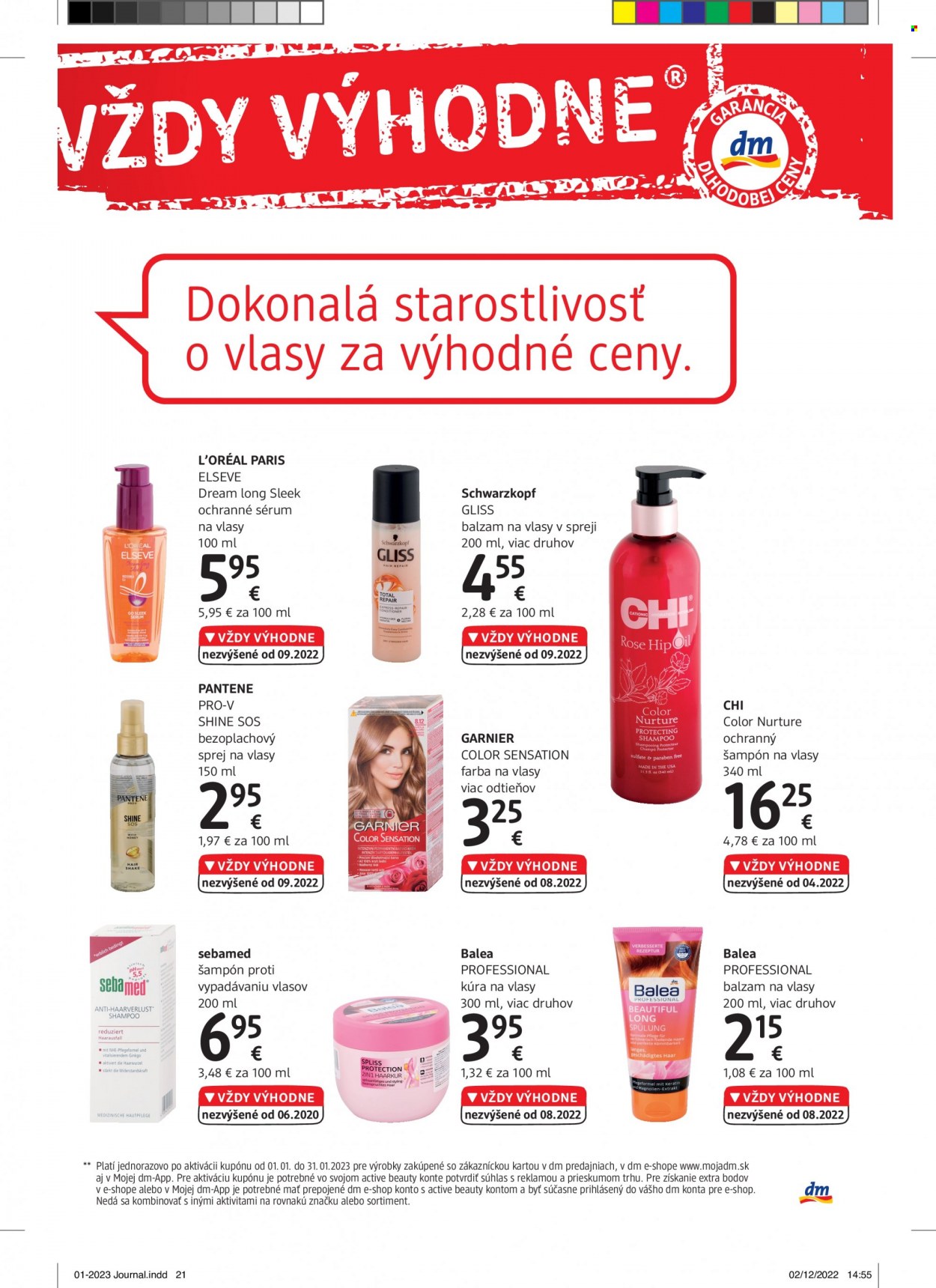 Leták dm drogerie - 1.1.2023 - 31.1.2023. Strana 21