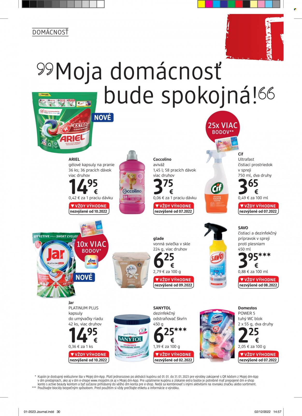 Leták dm drogerie - 1.1.2023 - 31.1.2023. Strana 30