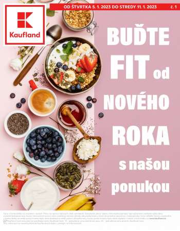 Leták Kaufland - 5.1.2023 - 11.1.2023.
