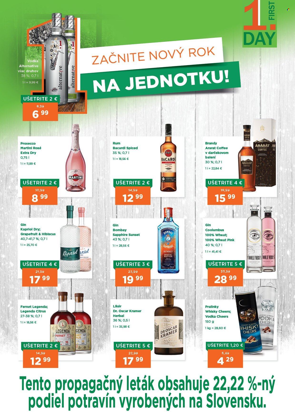 Leták 1Day - 1.1.2023 - 11.1.2023. Strana 1