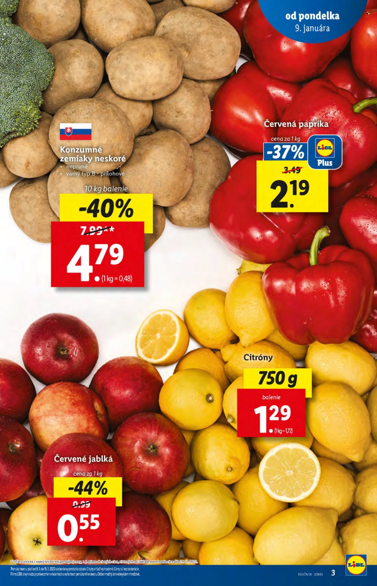 Leták Lidl - 9.1.2023 - 15.1.2023. Strana 3