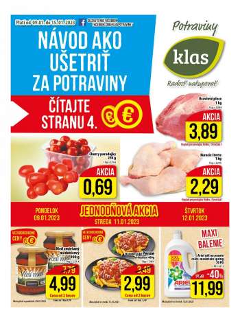 Leták Klas - 9.1.2023 - 15.1.2023.