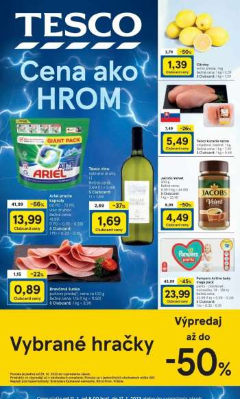 Leták TESCO - 11.1.2023 - 17.1.2023.