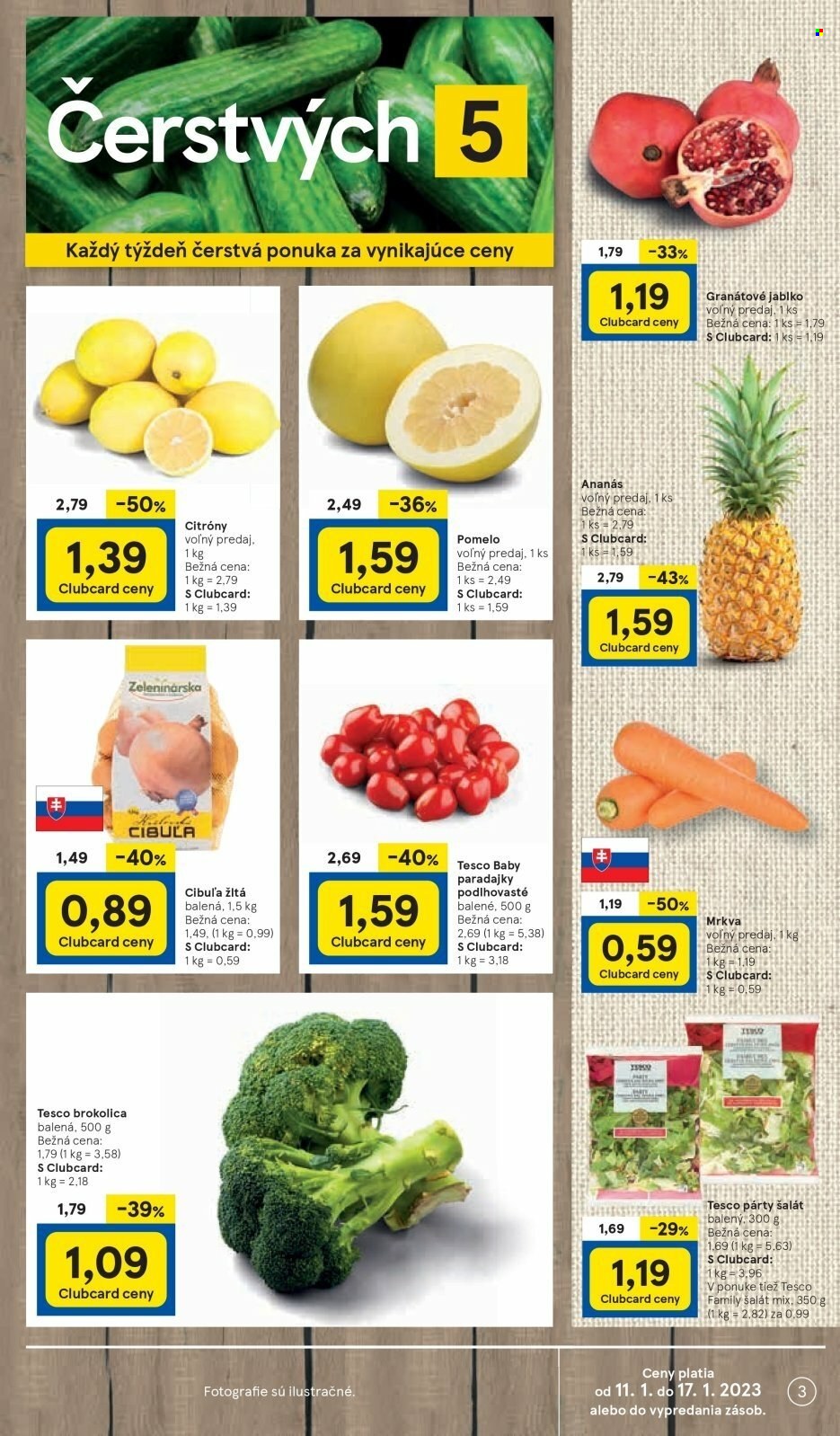 Leták TESCO - 11.1.2023 - 17.1.2023. Strana 3