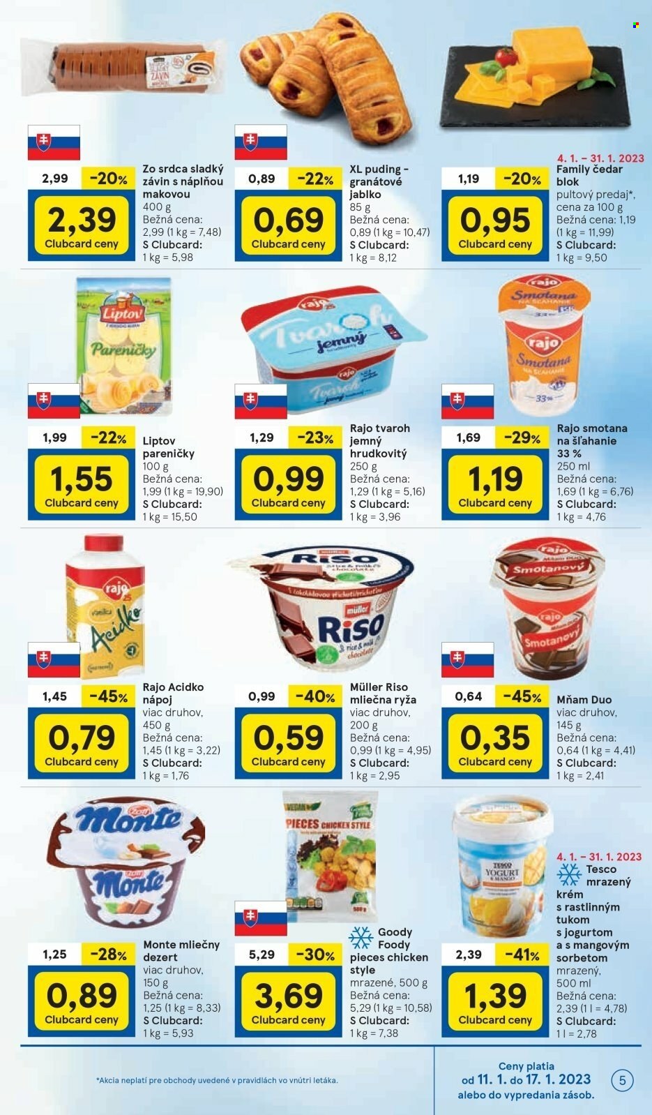 Leták TESCO - 11.1.2023 - 17.1.2023. Strana 5