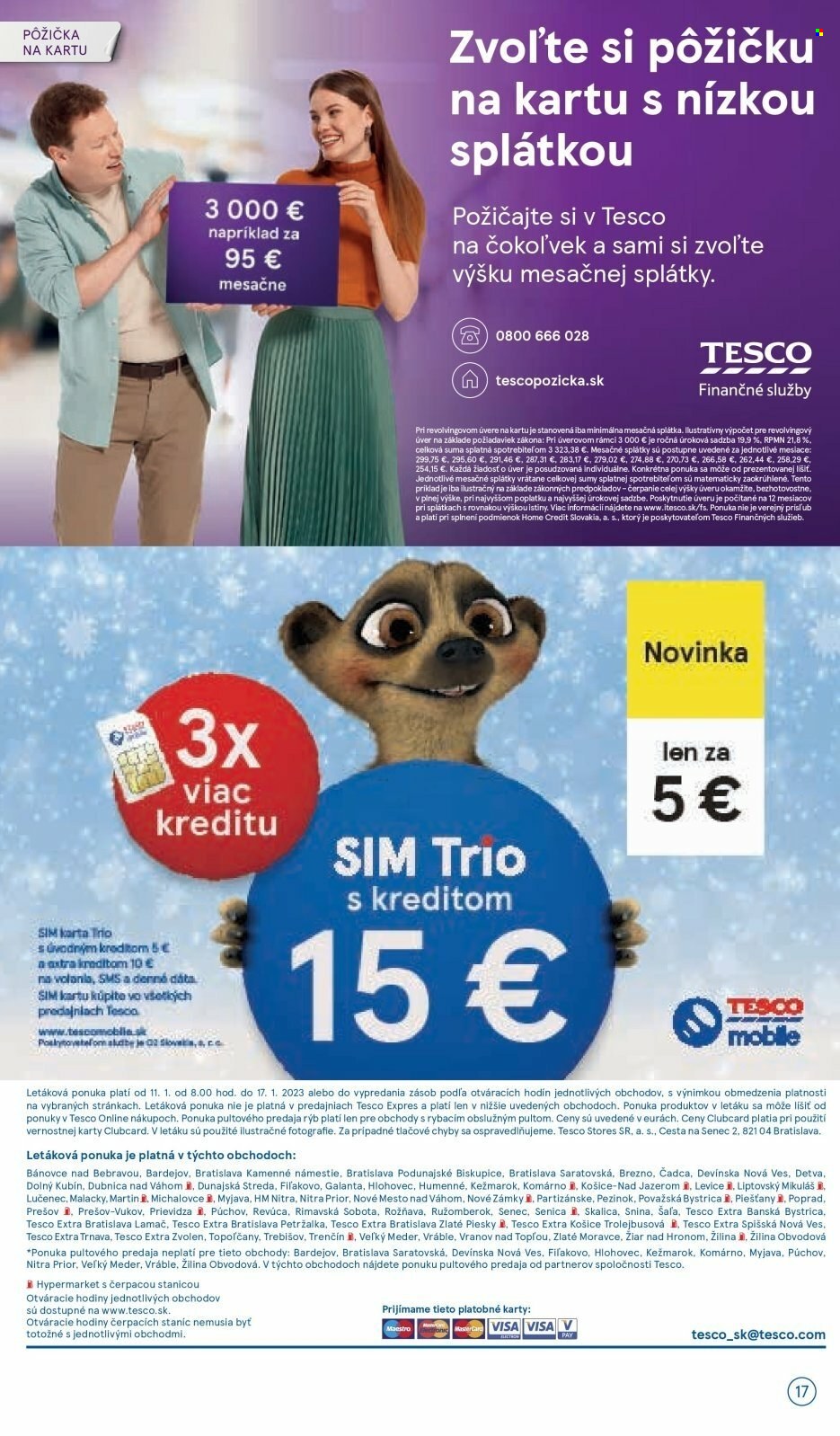 Leták TESCO - 11.1.2023 - 17.1.2023. Strana 17