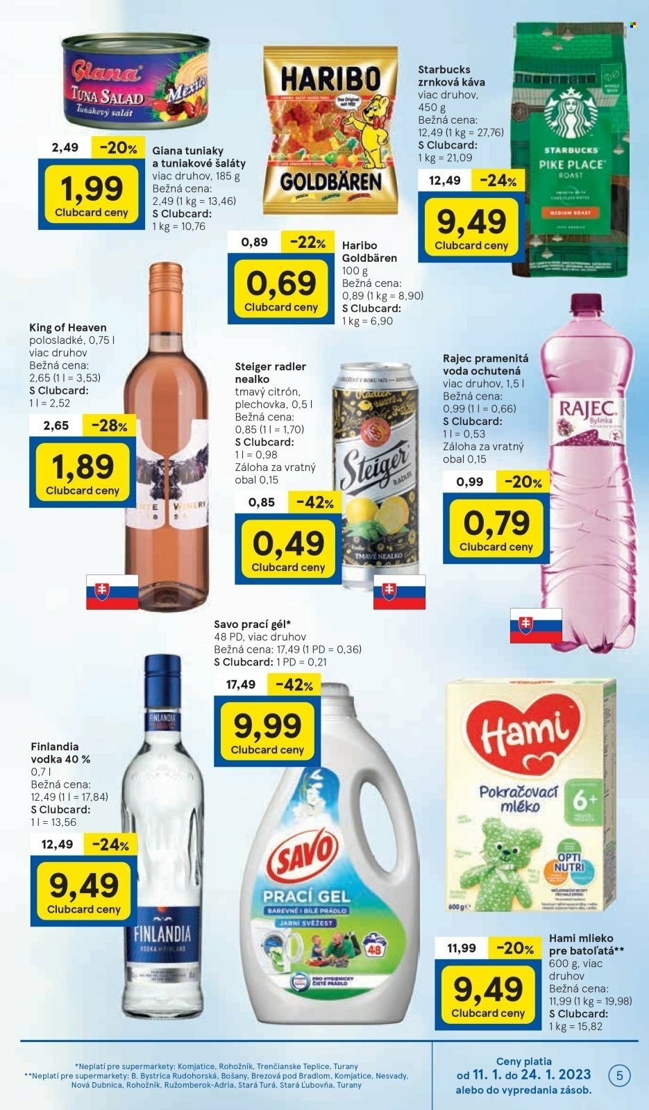 Leták TESCO supermarket - 11.1.2023 - 17.1.2023. Strana 5