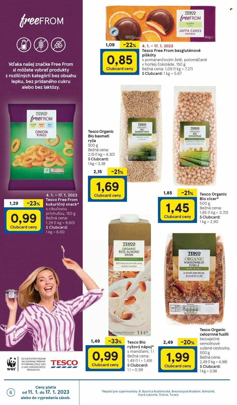 Leták TESCO supermarket - 11.1.2023 - 17.1.2023. Strana 6