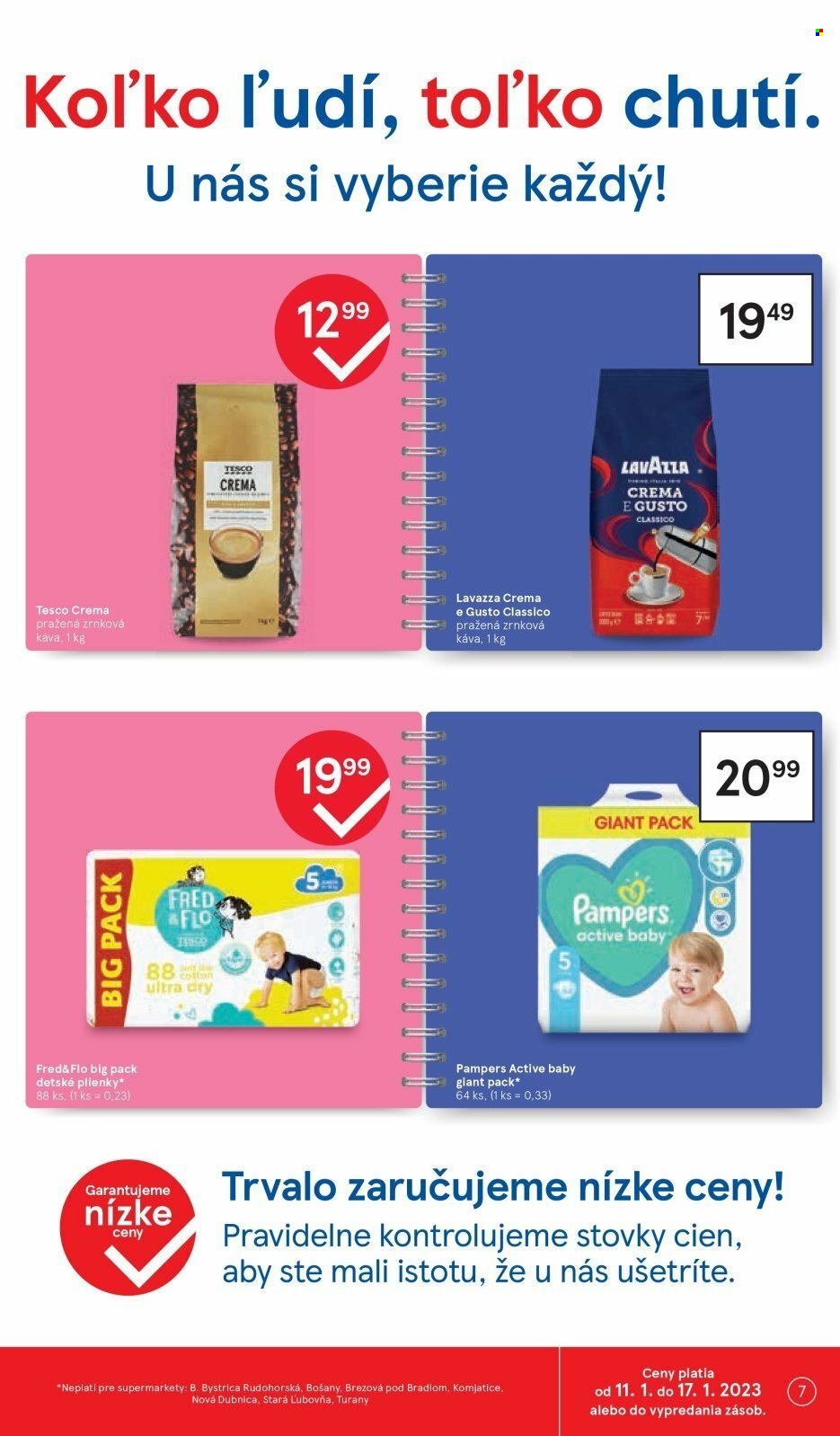 Leták TESCO supermarket - 11.1.2023 - 17.1.2023. Strana 7