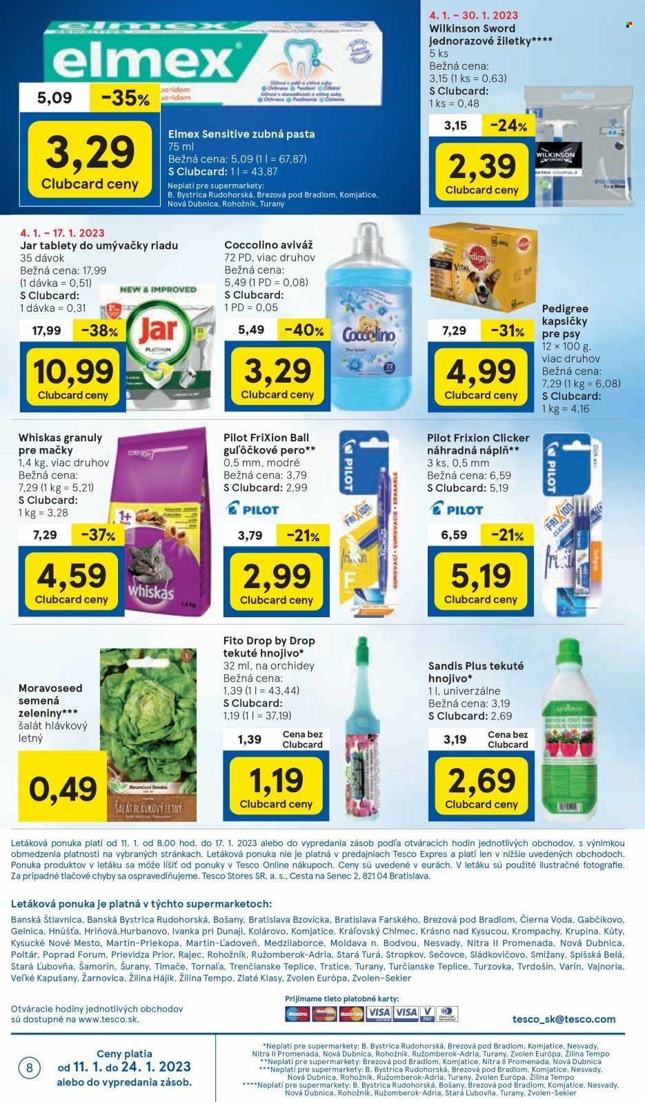 Leták TESCO supermarket - 11.1.2023 - 17.1.2023. Strana 8