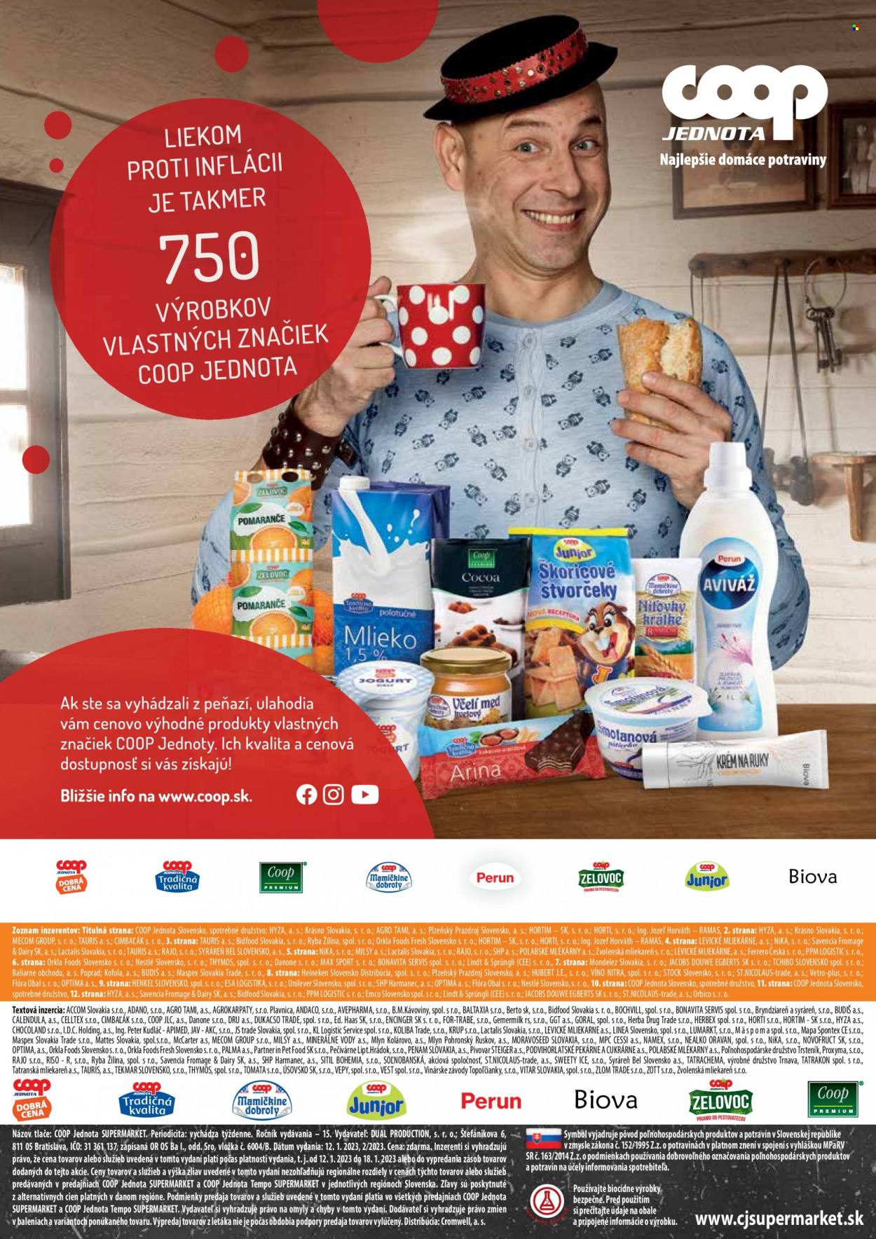 Leták COOP Jednota - 12.1.2023 - 18.1.2023. Strana 11