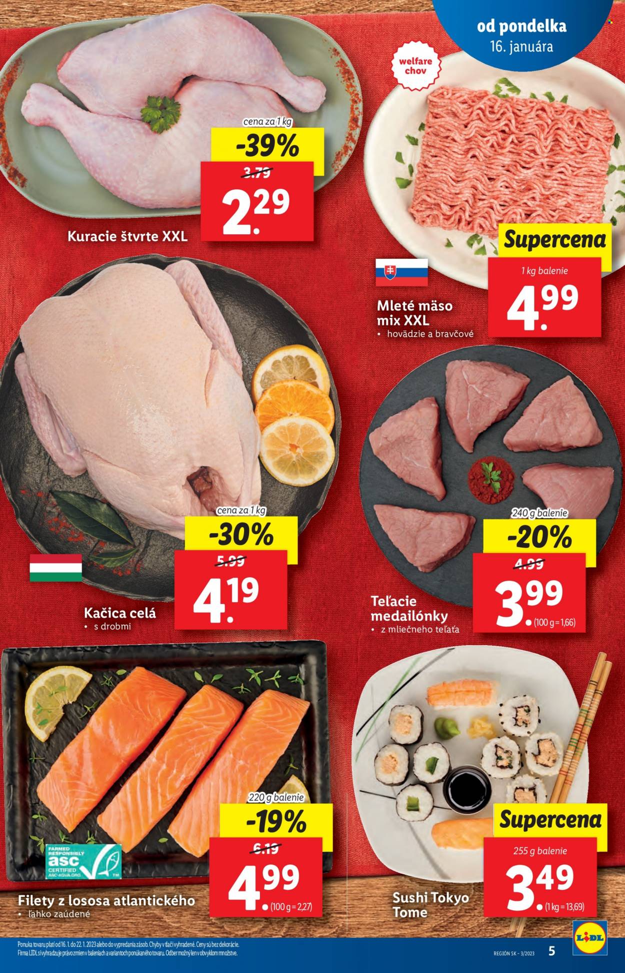 Leták Lidl - 16.1.2023 - 22.1.2023. Strana 5