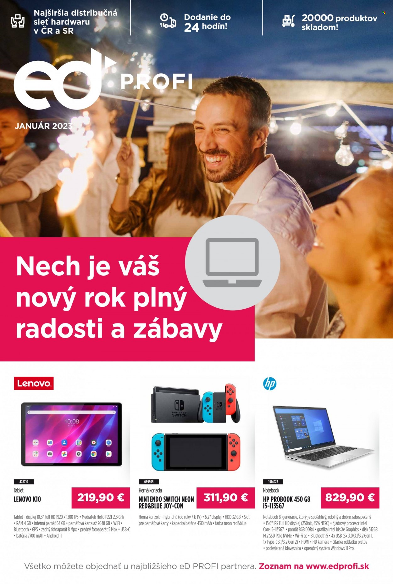 Leták eD PROFI - 1.1.2023 - 31.1.2023. Strana 1