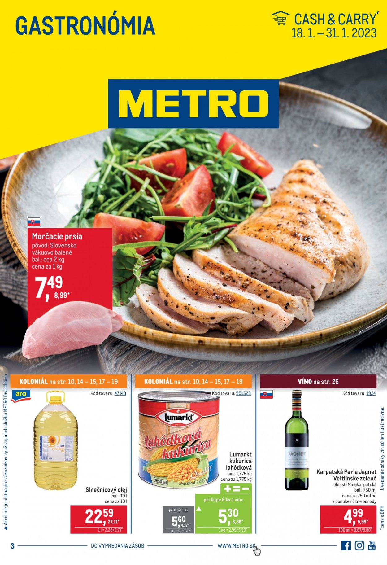Leták Metro - 18.1.2023 - 31.1.2023. Strana 1