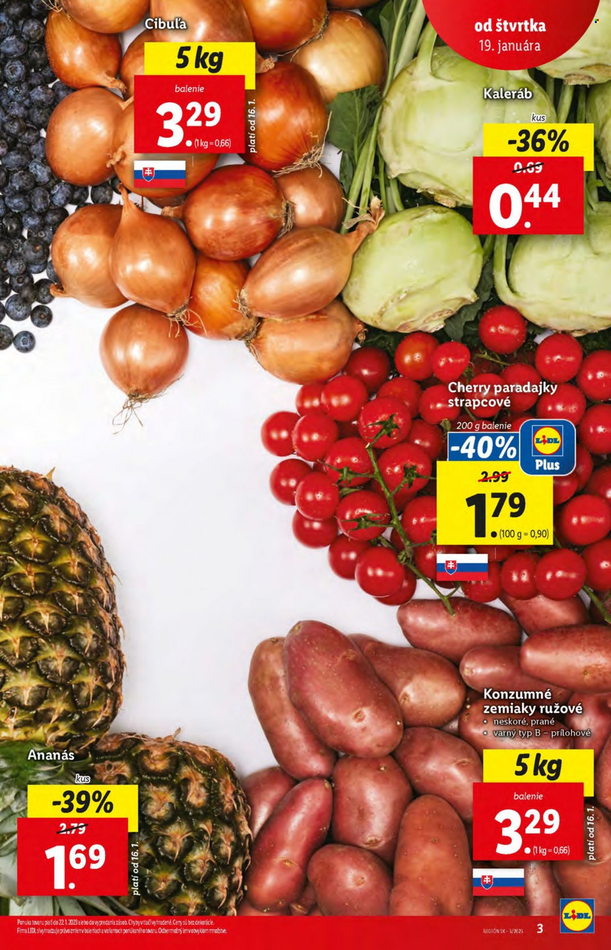 Leták Lidl - 19.1.2023 - 22.1.2023. Strana 3