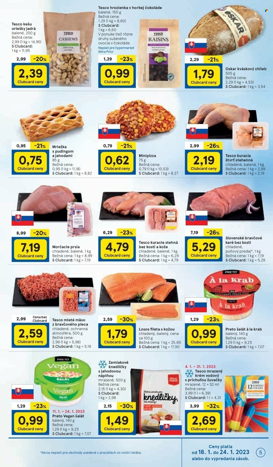 Leták TESCO - 18.1.2023 - 24.1.2023. Strana 5