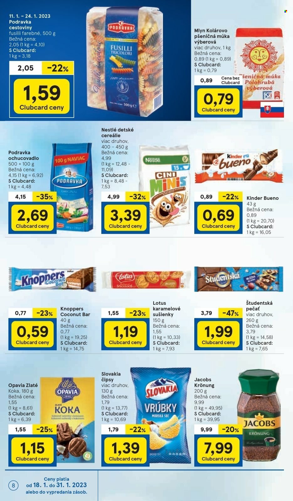 Leták TESCO - 18.1.2023 - 24.1.2023. Strana 8