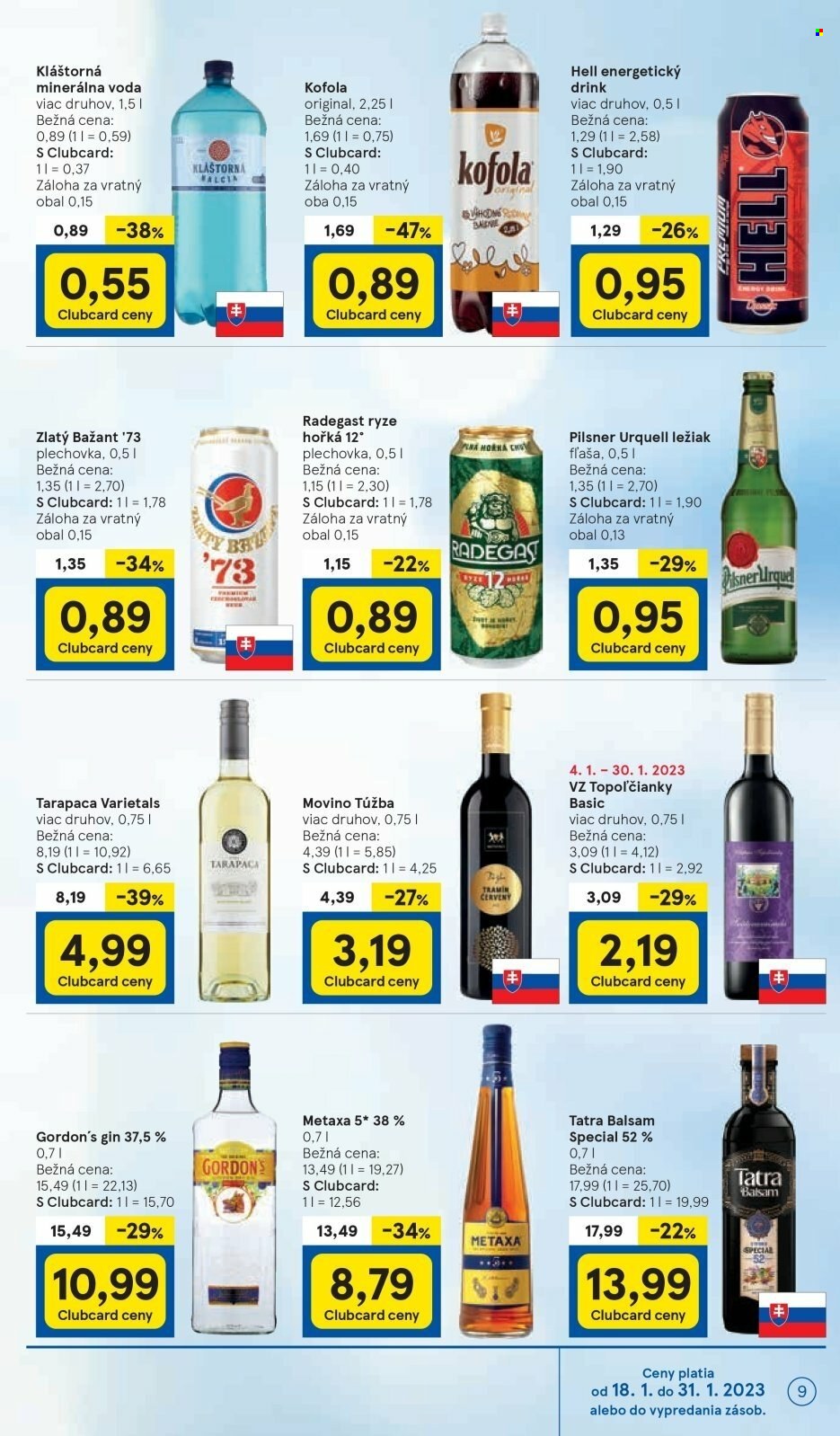 Leták TESCO - 18.1.2023 - 24.1.2023. Strana 9