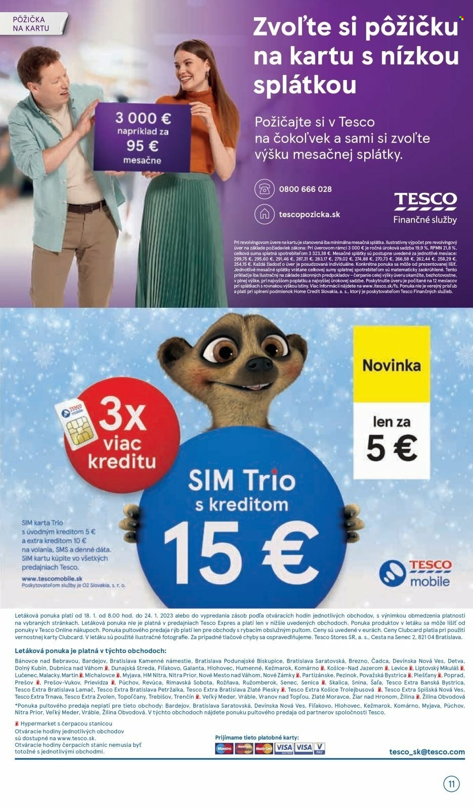 Leták TESCO - 18.1.2023 - 24.1.2023. Strana 11