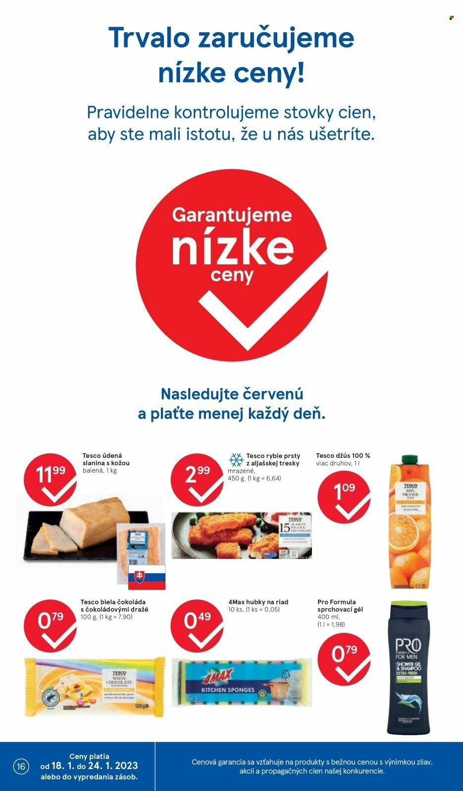Leták TESCO - 18.1.2023 - 24.1.2023. Strana 16