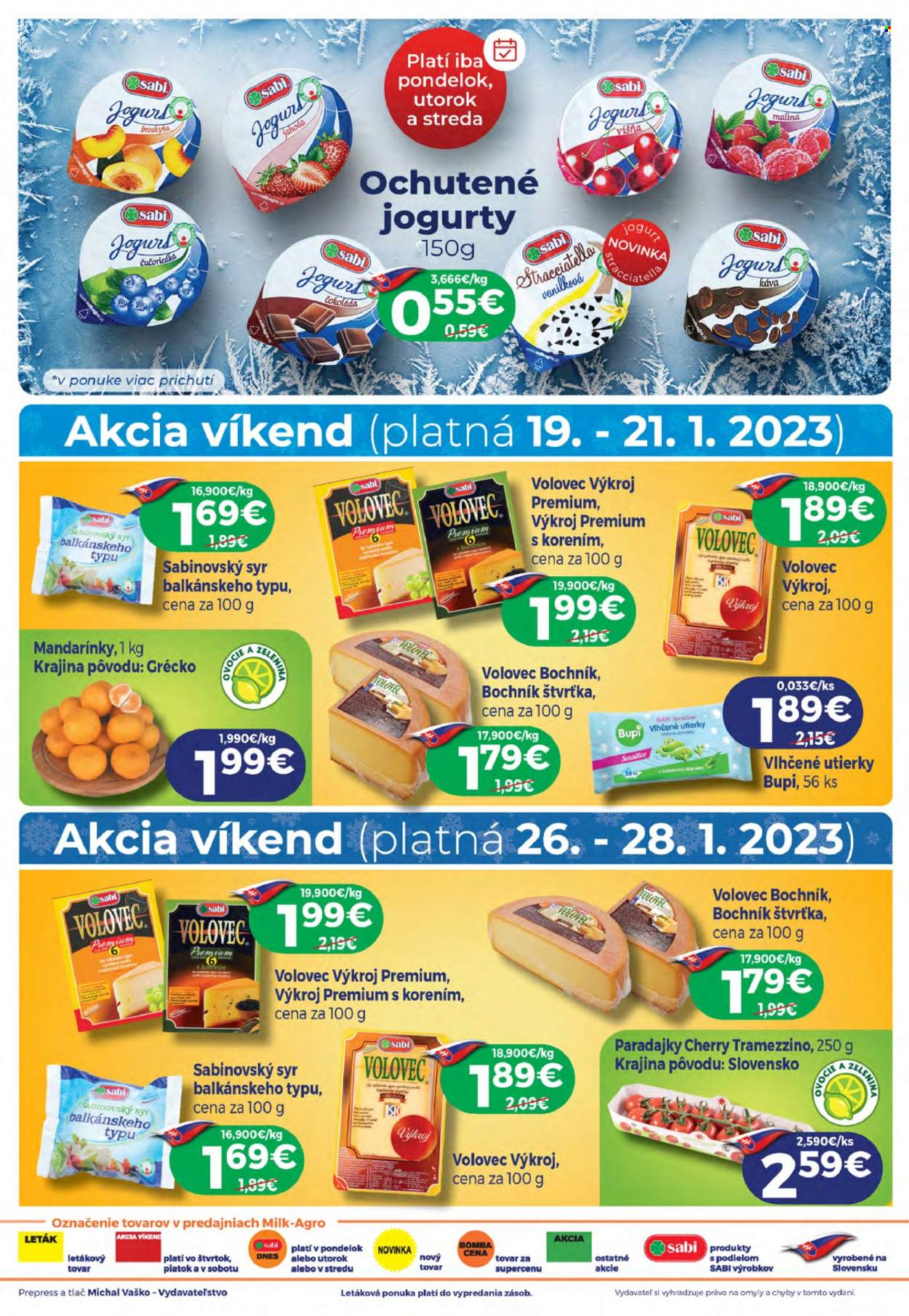 Leták Milk AGRO - 18.1.2023 - 31.1.2023. Strana 2