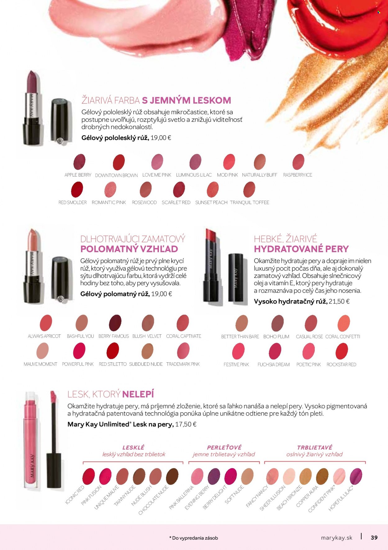 Leták Mary Kay - 1.1.2023 - 31.3.2023. Strana 39
