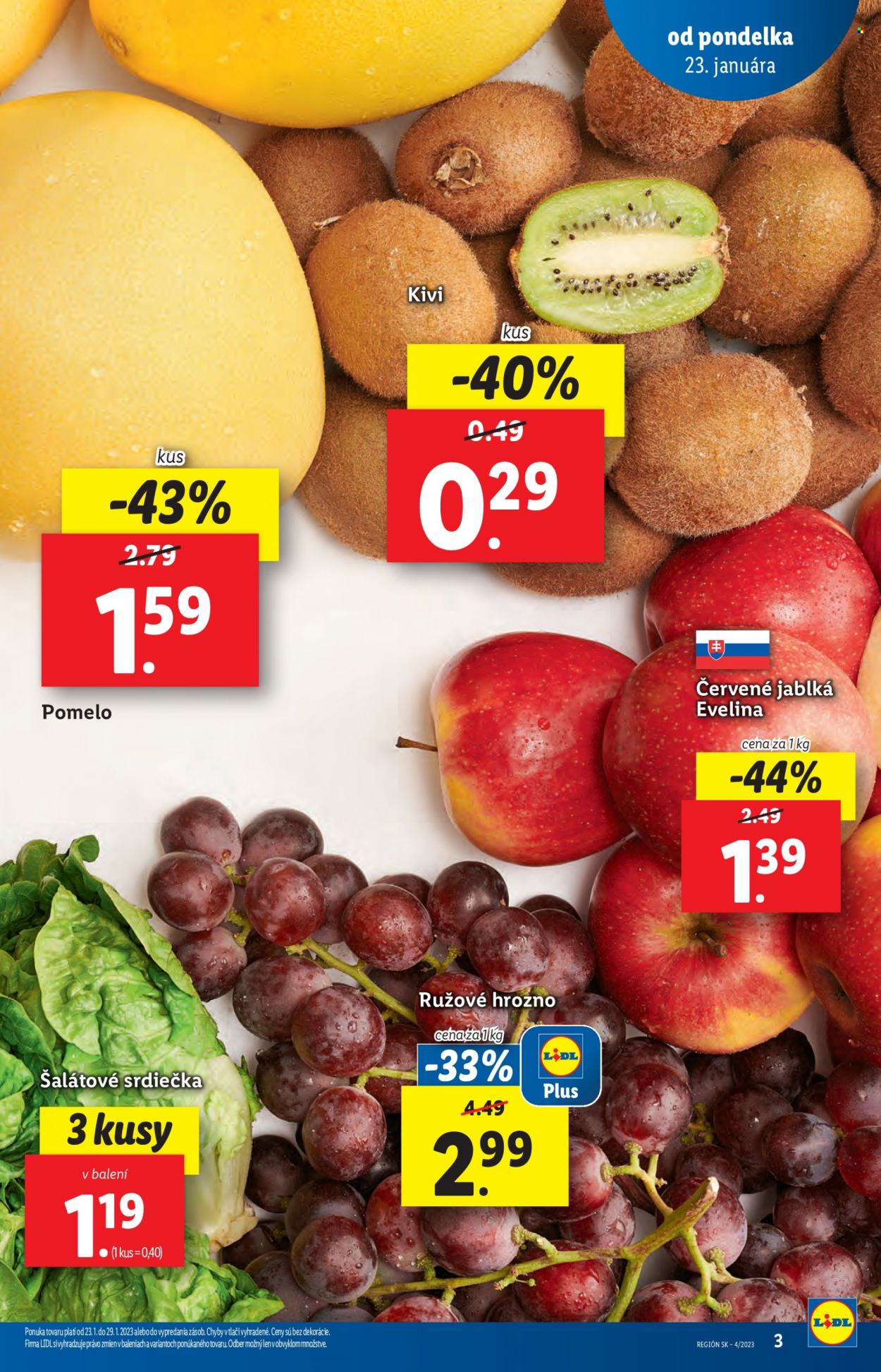 Leták Lidl - 23.1.2023 - 29.1.2023. Strana 3