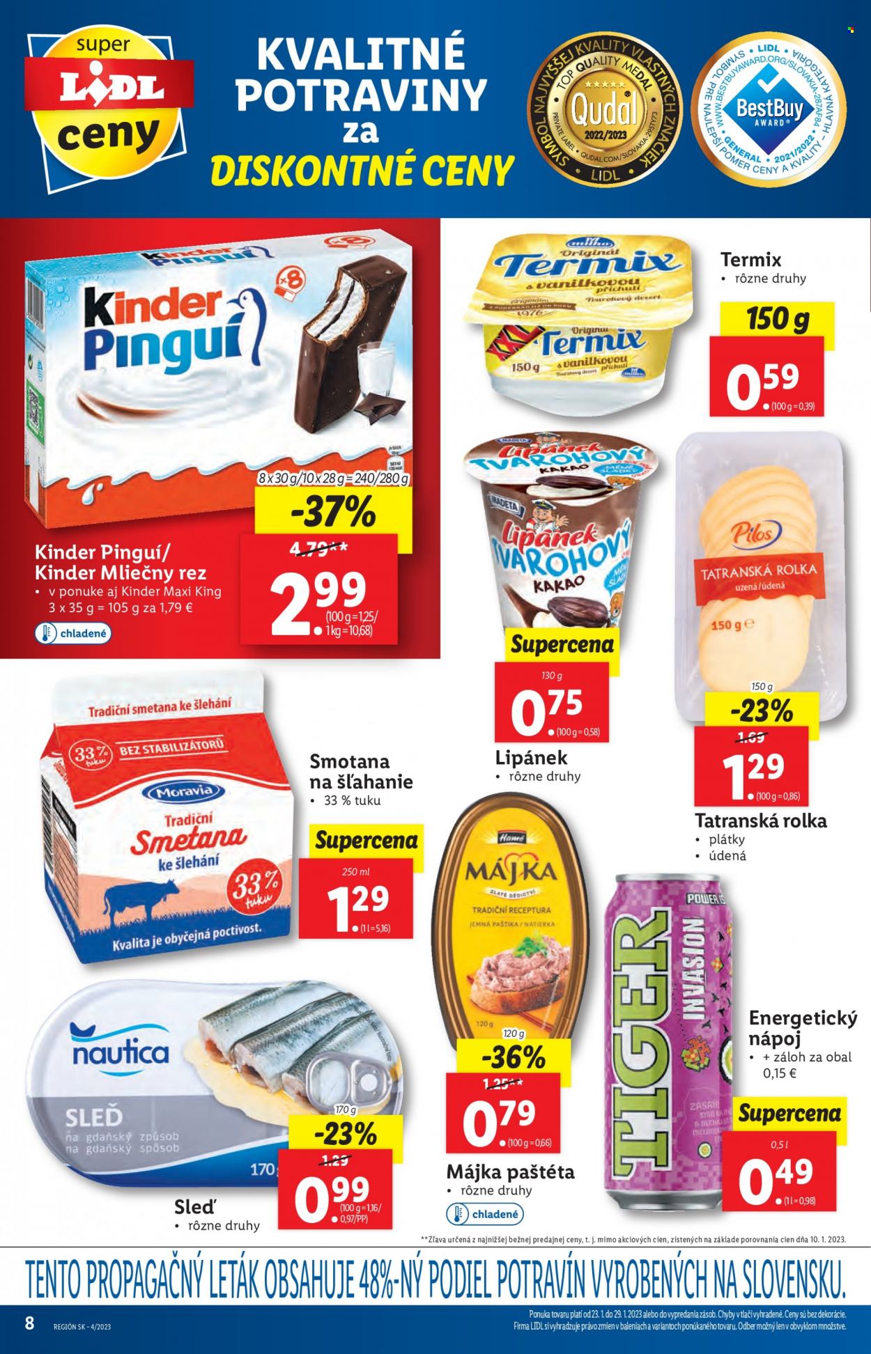 Leták Lidl - 23.1.2023 - 29.1.2023. Strana 8