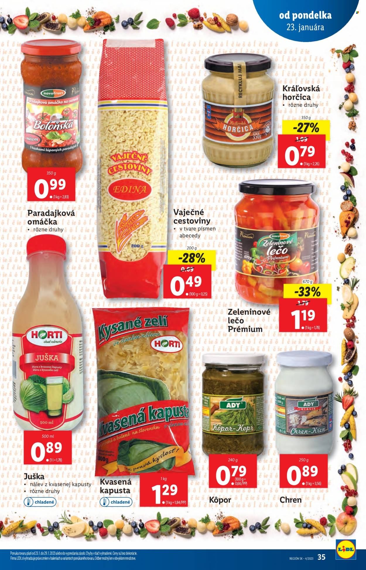 Leták Lidl - 23.1.2023 - 29.1.2023. Strana 35