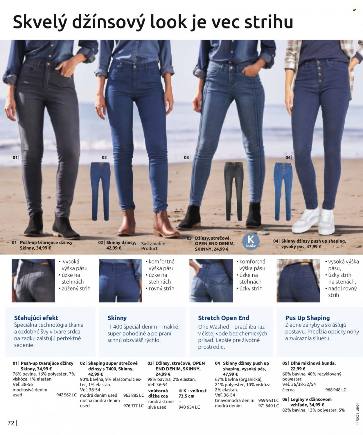 thumbnail - Leták Bonprix - 19.1.2023 - 18.4.2023 - Produkty v akcii - bunda, džínsy, strečové džínsy, nohavice, legíny. Strana 74.