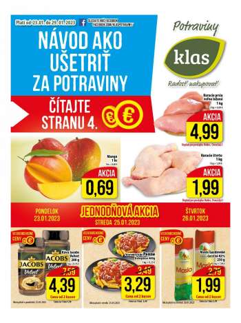 Leták Klas - 23.1.2023 - 29.1.2023.