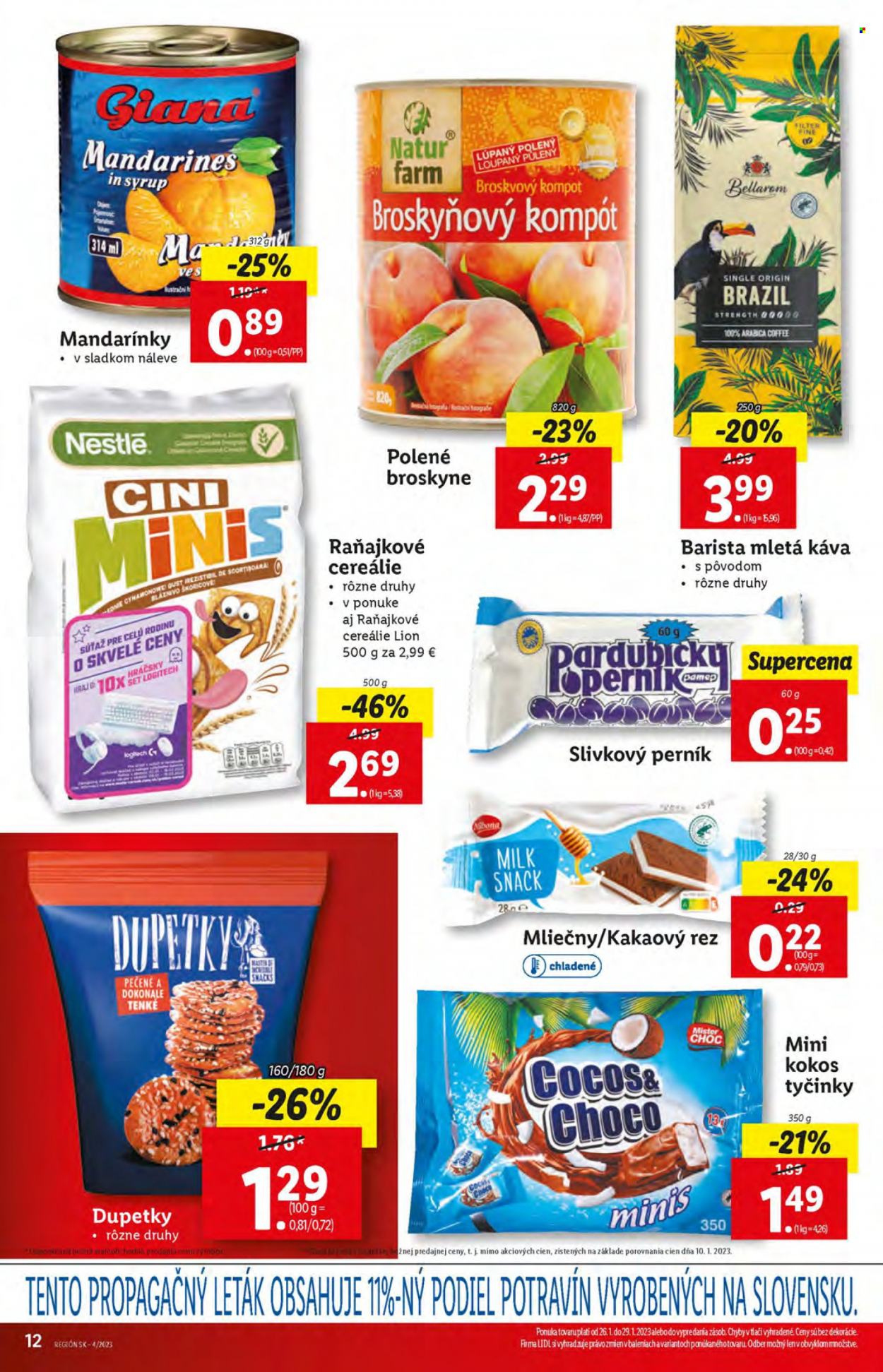 Leták Lidl - 26.1.2023 - 29.1.2023. Strana 12