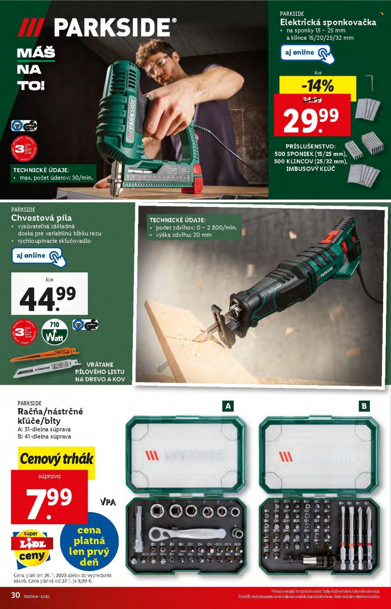 Leták Lidl - 26.1.2023 - 29.1.2023. Strana 30