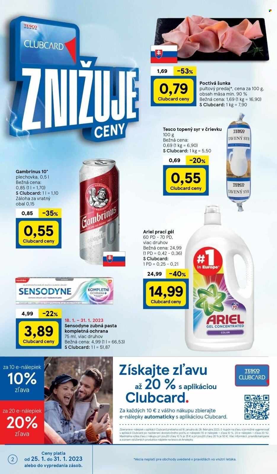 Leták TESCO - 25.1.2023 - 31.1.2023. Strana 2