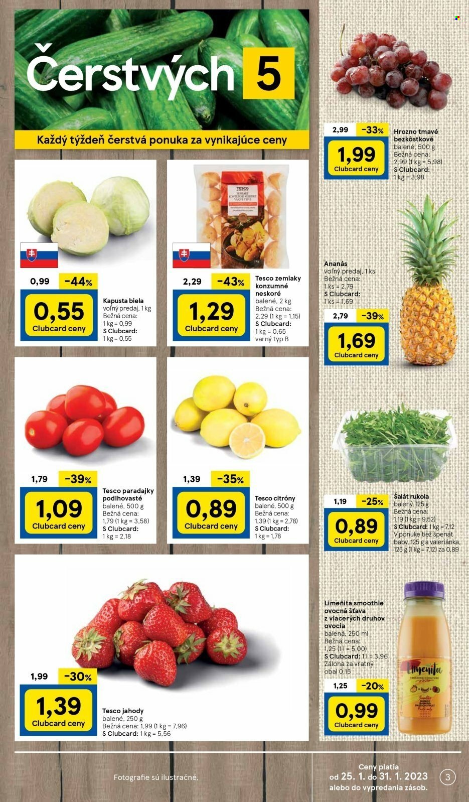 Leták TESCO - 25.1.2023 - 31.1.2023. Strana 3