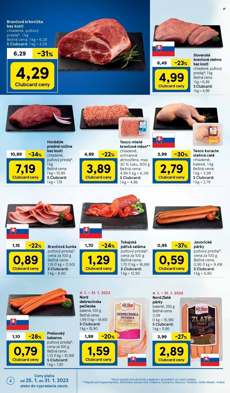 Leták TESCO - 25.1.2023 - 31.1.2023. Strana 4