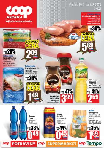 Leták COOP Jednota - 19.1.2023 - 1.2.2023.