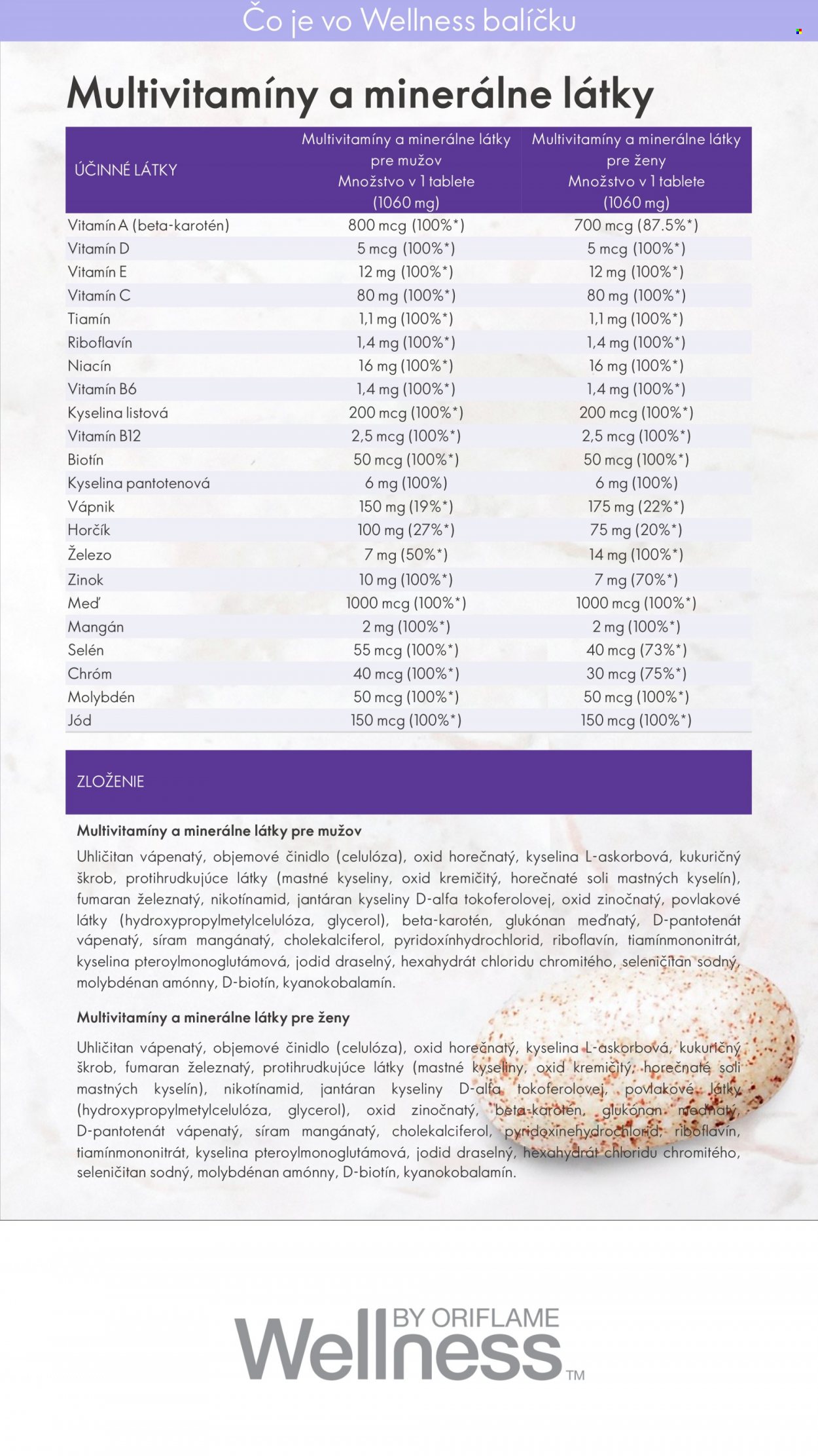 Leták Oriflame. Strana 10