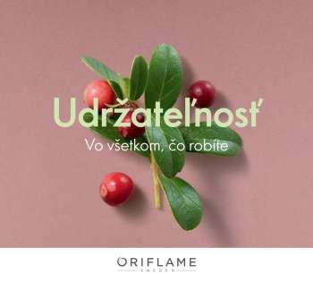 Leták Oriflame.