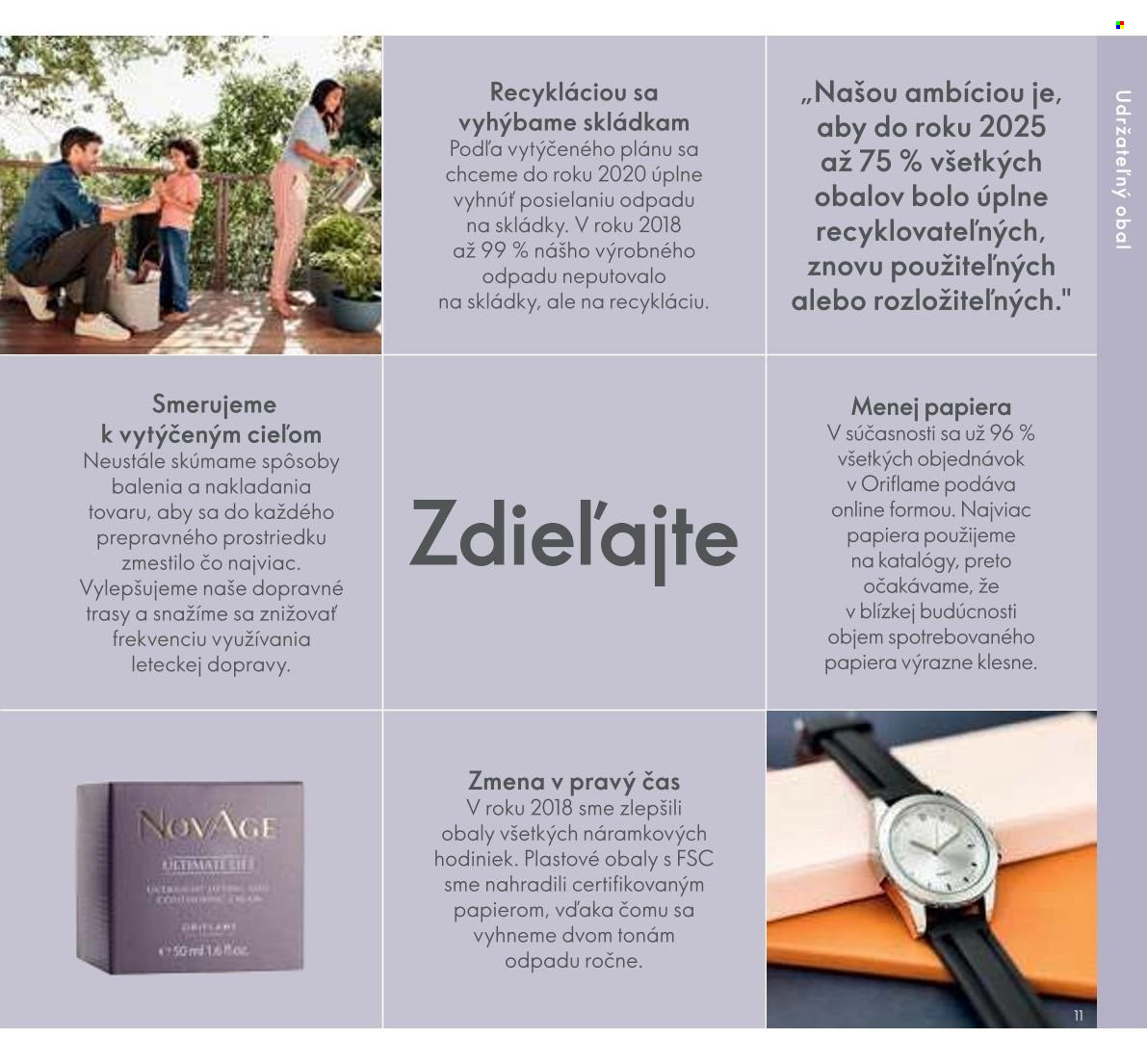 Leták Oriflame. Strana 11