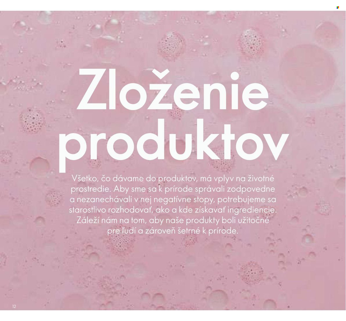 Leták Oriflame. Strana 12