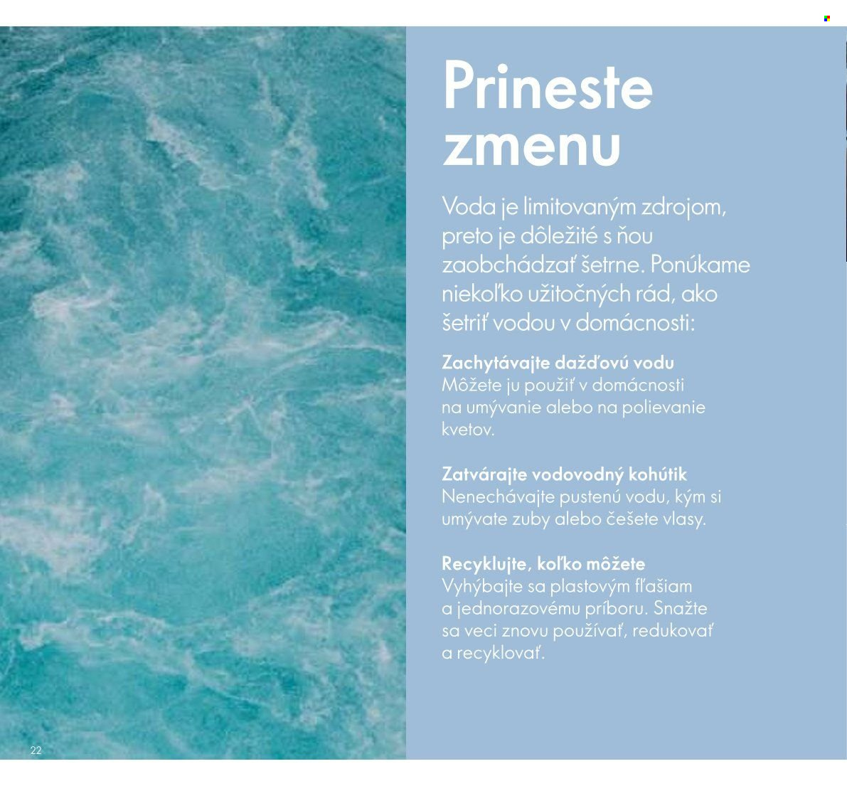 Leták Oriflame. Strana 22