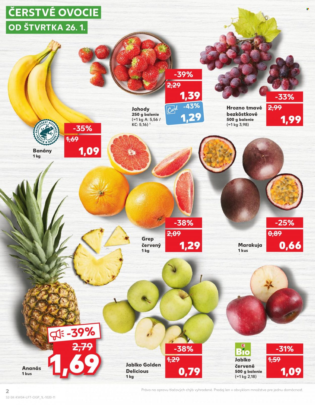 Leták Kaufland - 26.1.2023 - 1.2.2023. Strana 2