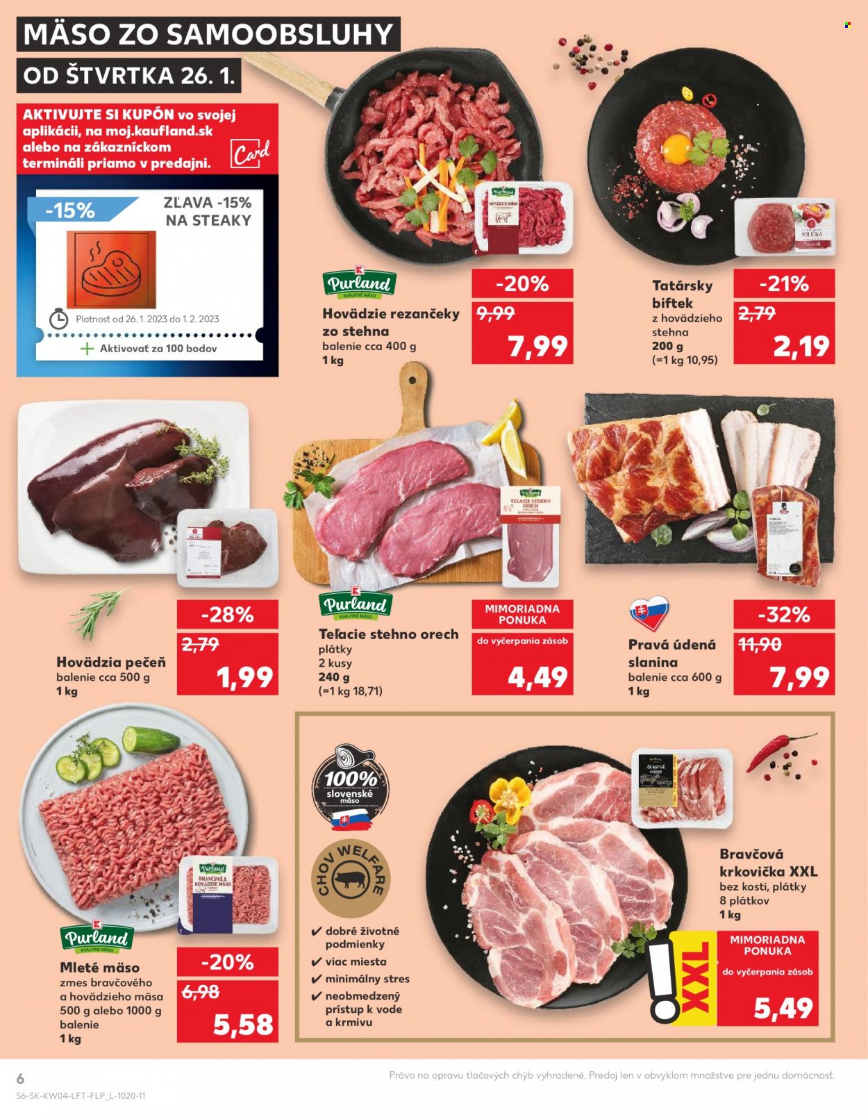 Leták Kaufland - 26.1.2023 - 1.2.2023. Strana 6