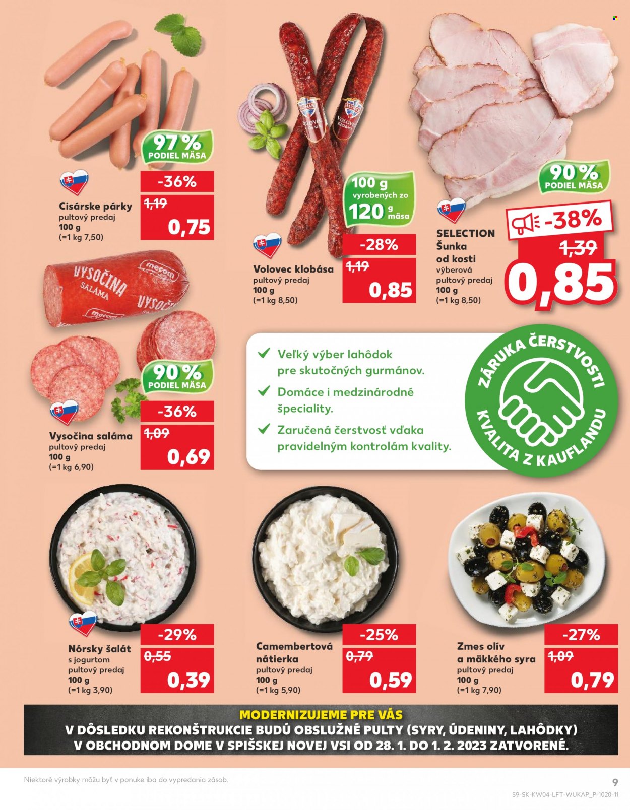 Leták Kaufland - 26.1.2023 - 1.2.2023. Strana 9