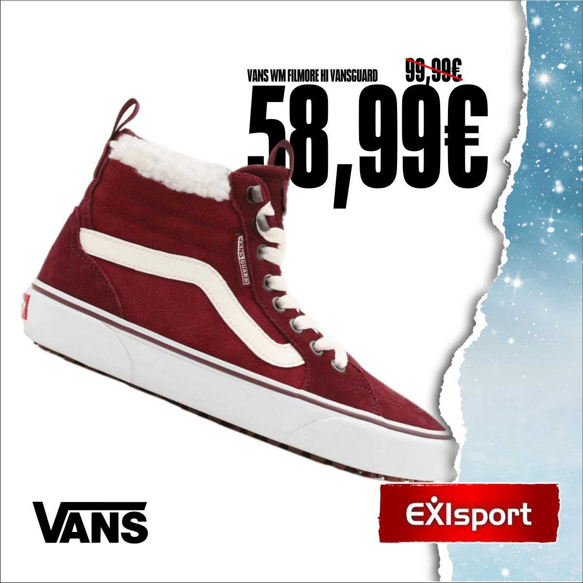 Leták Exisport. Strana 1