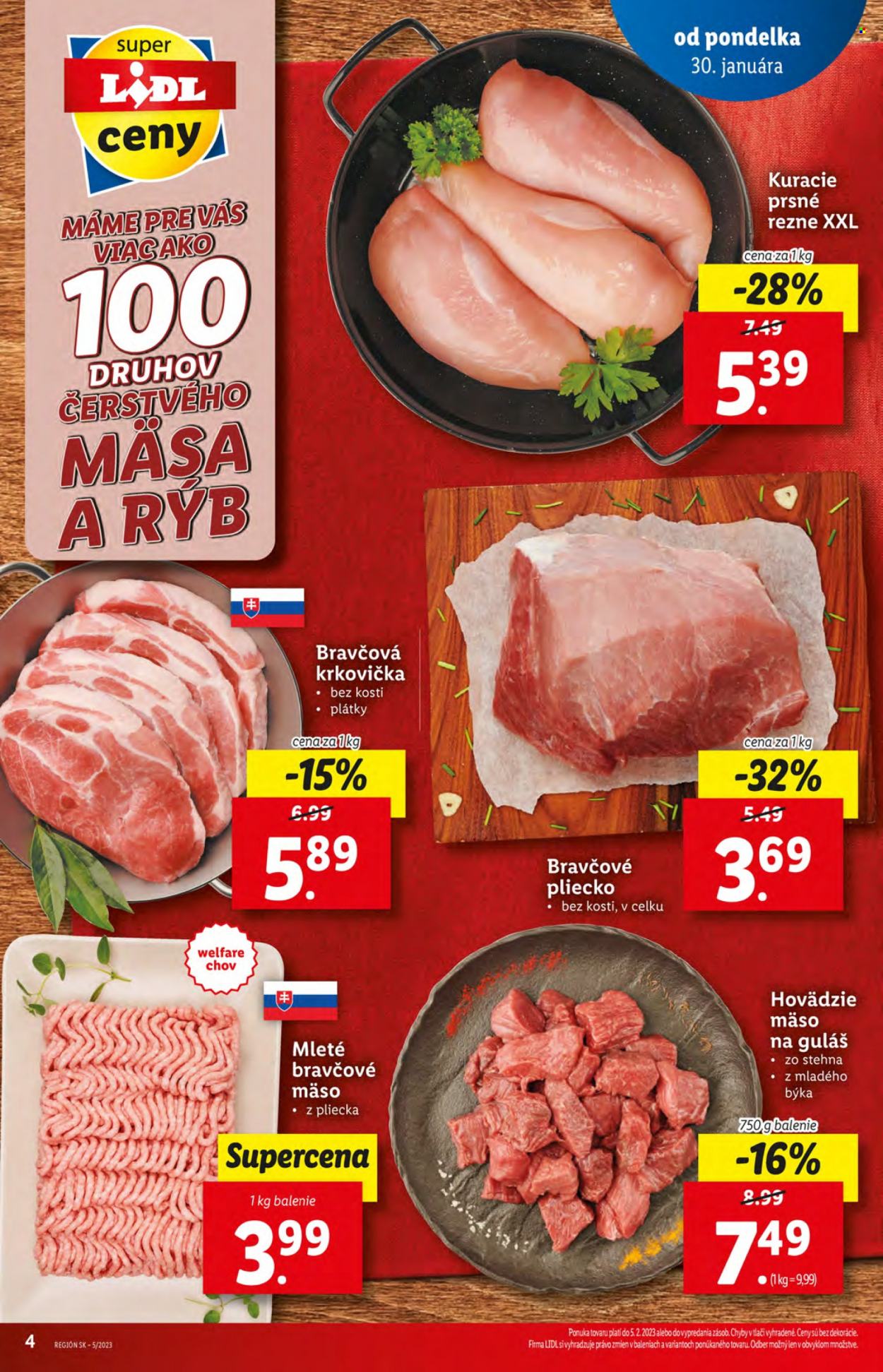 Leták Lidl - 2.2.2023 - 5.2.2023. Strana 4