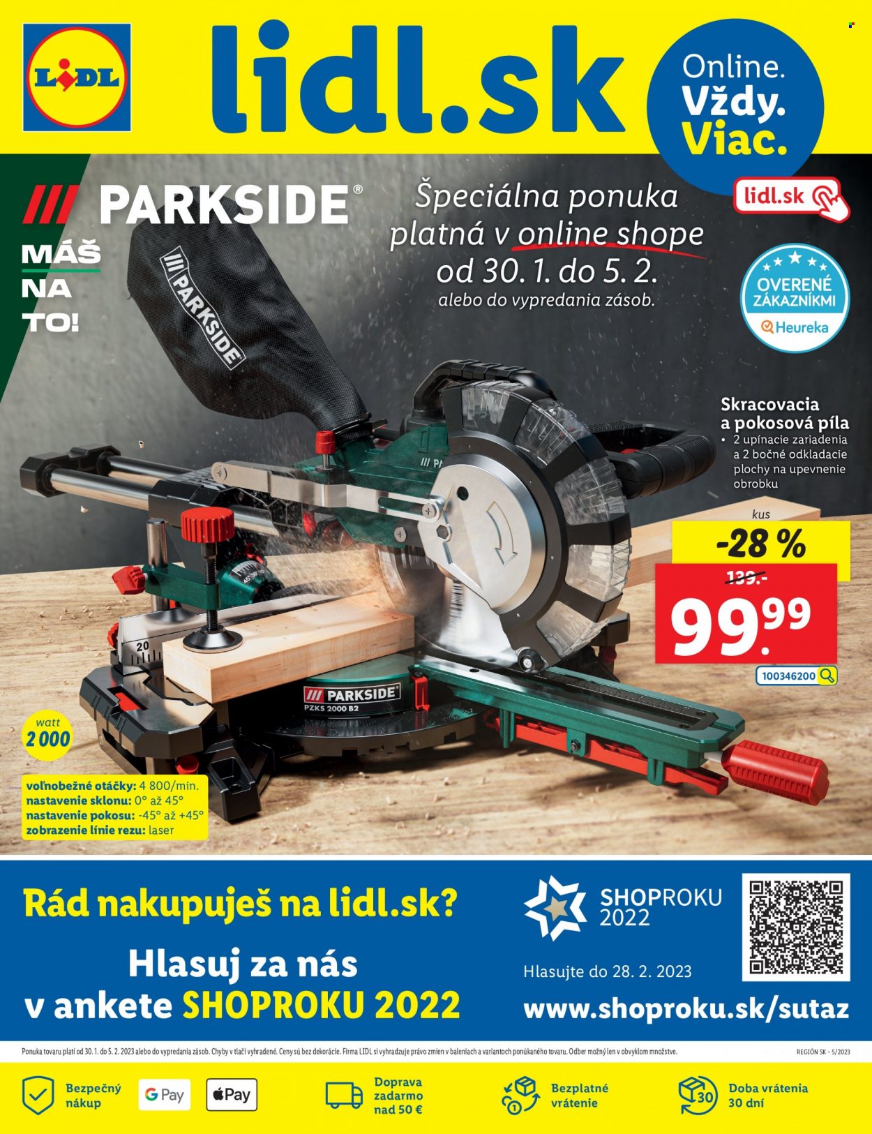 Leták Lidl - 30.1.2023 - 5.2.2023. Strana 1