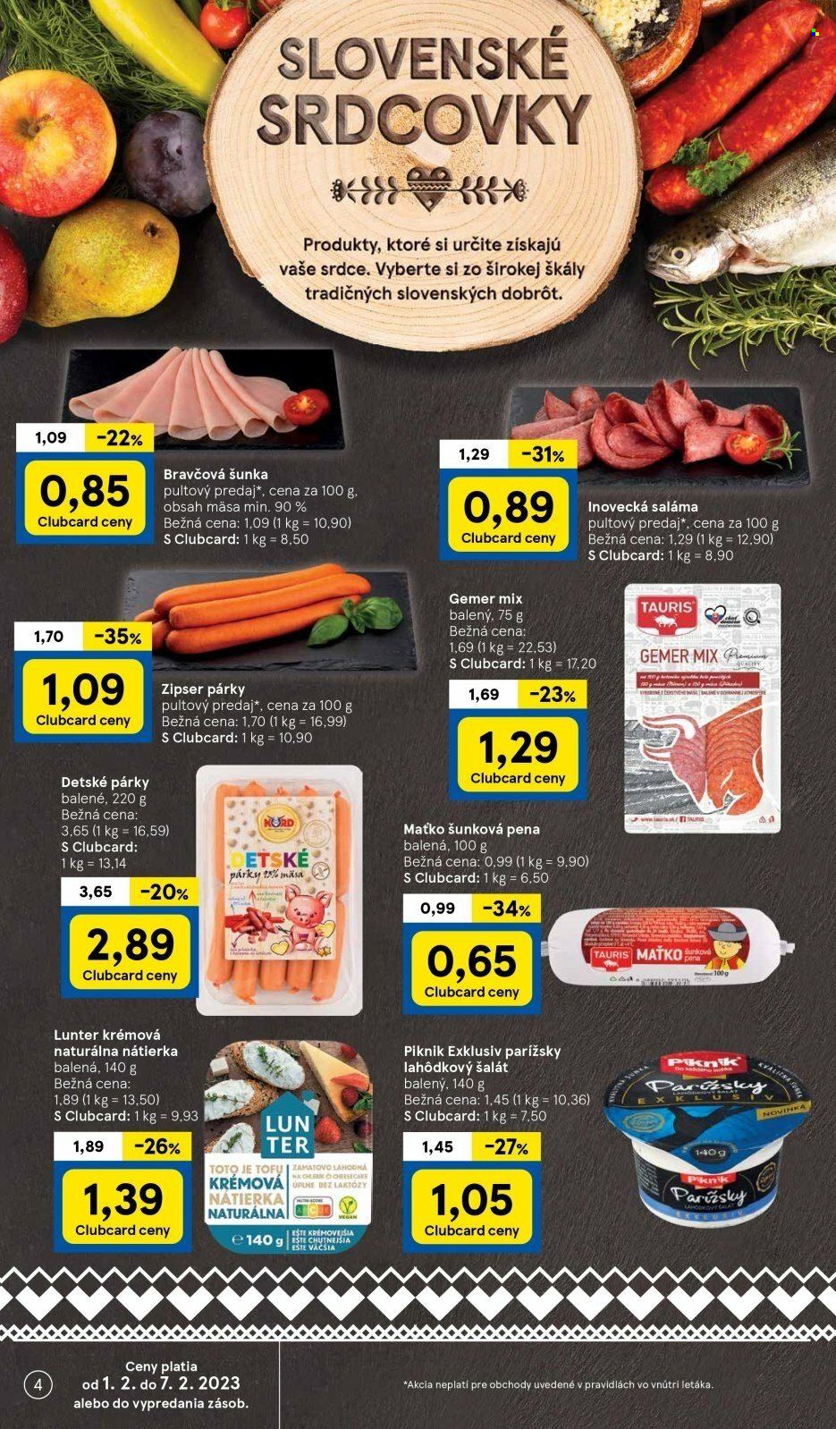 Leták TESCO - 1.2.2023 - 7.2.2023. Strana 4